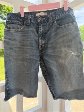 Route 66 Blue Denim Cutoff Shorts